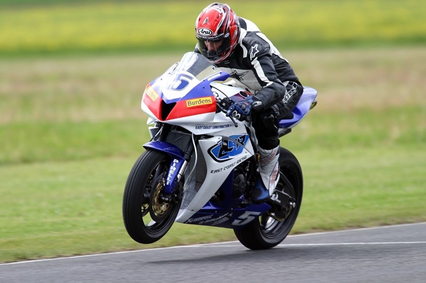 Gary Johnson in action at Croft (Dave Yeomans)